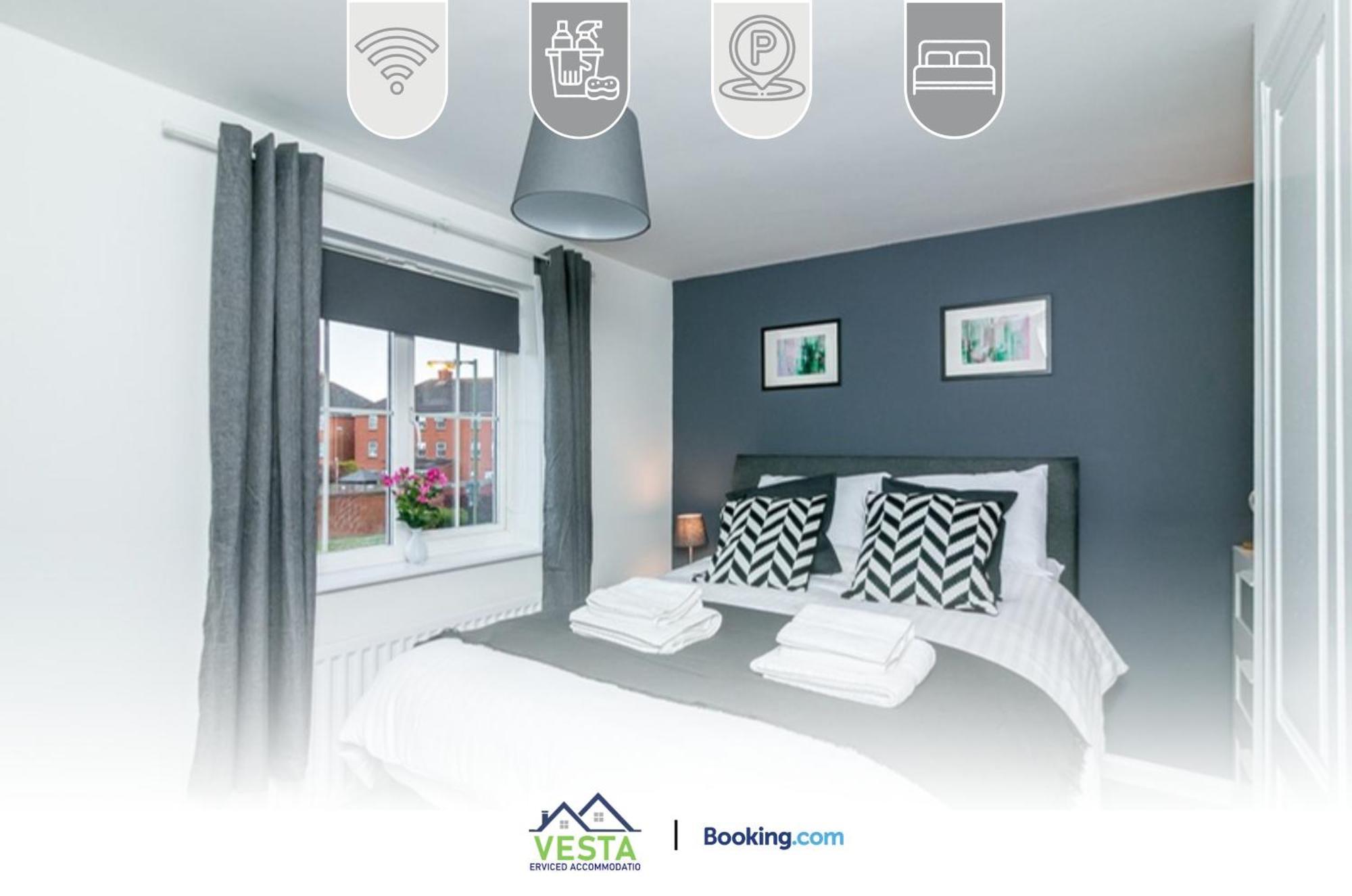 Three Bedroom Apartment By Vesta Serviced Accommodation & Short Lets Hatfield With Free Parking מראה חיצוני תמונה