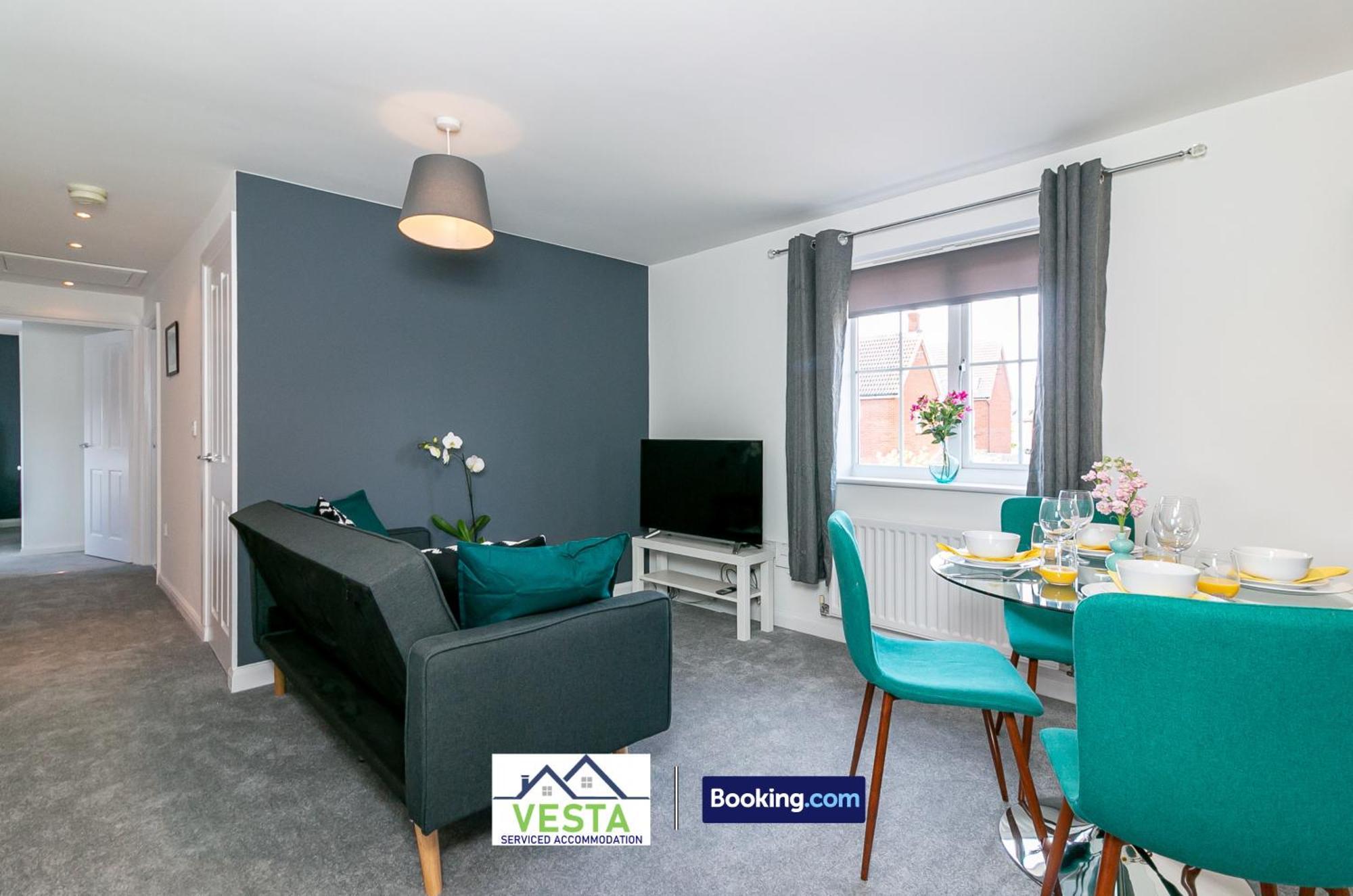 Three Bedroom Apartment By Vesta Serviced Accommodation & Short Lets Hatfield With Free Parking מראה חיצוני תמונה